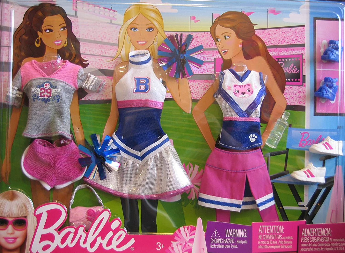 Barbie Fashionista Sporty "Cheerleader Exercise" Gift set - Mattel 2009 - Vêtements - Chaussures