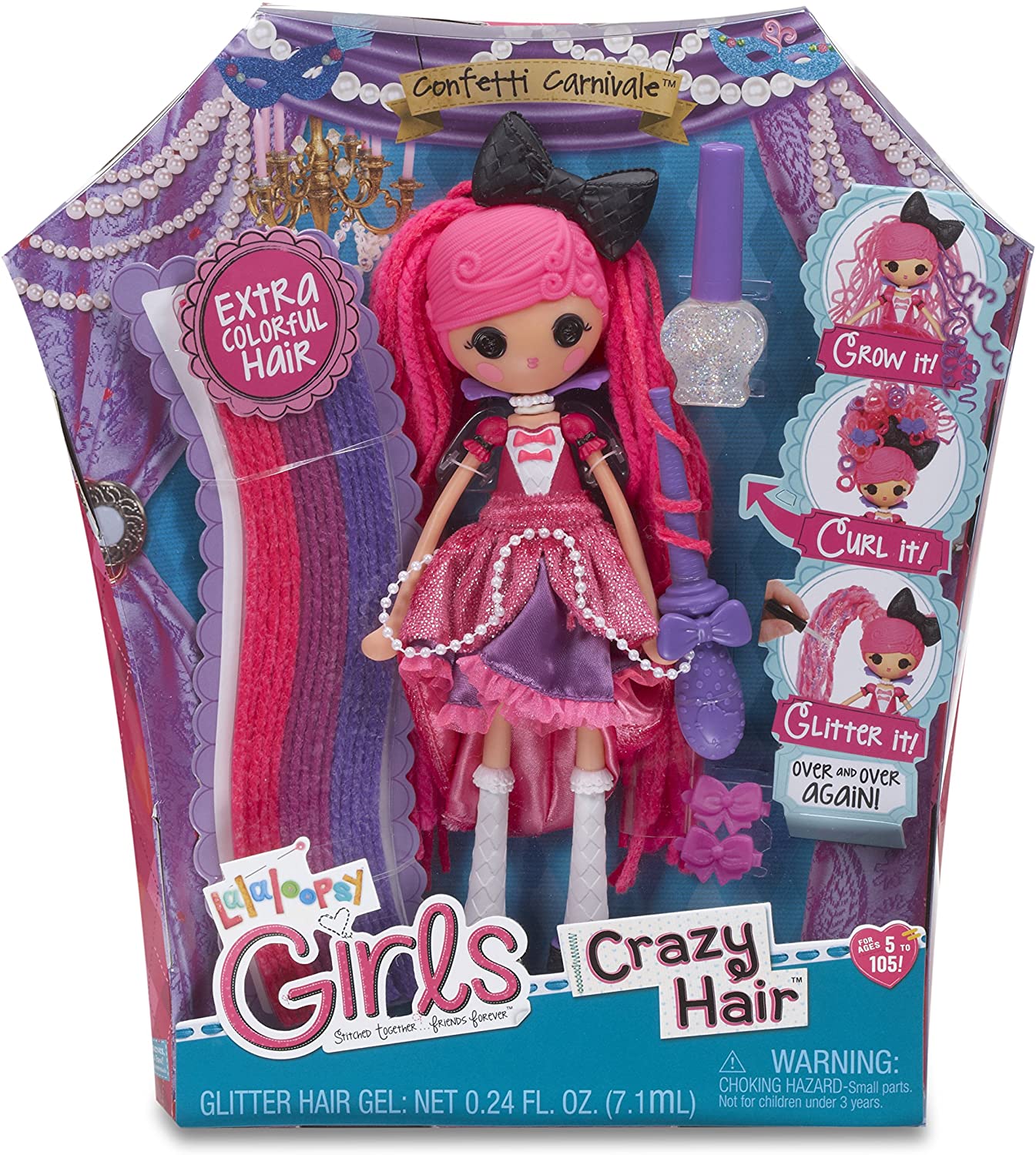 Confetti Carnivale Lalaloopsy Girls Crazy Hair - MGA 2015 - Poupée - Vêtement - Chaussures - Accessoire
