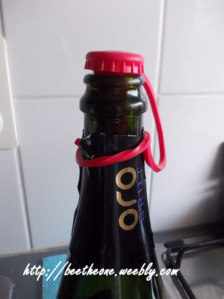 Bouchon en silicone anti-gaspillage pour bouteilles de vin, bière...