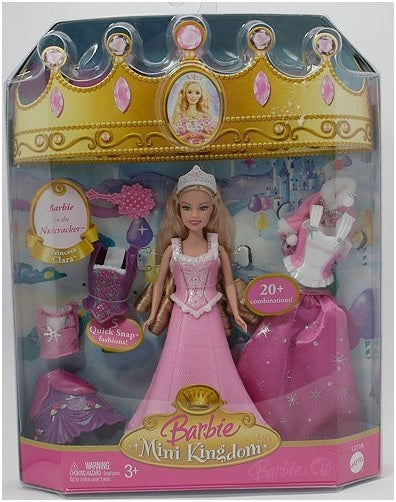Barbie Princesse Clara Mini Kingdom L2719 - Mattel 2006 - Mini Poupée - Vêtements