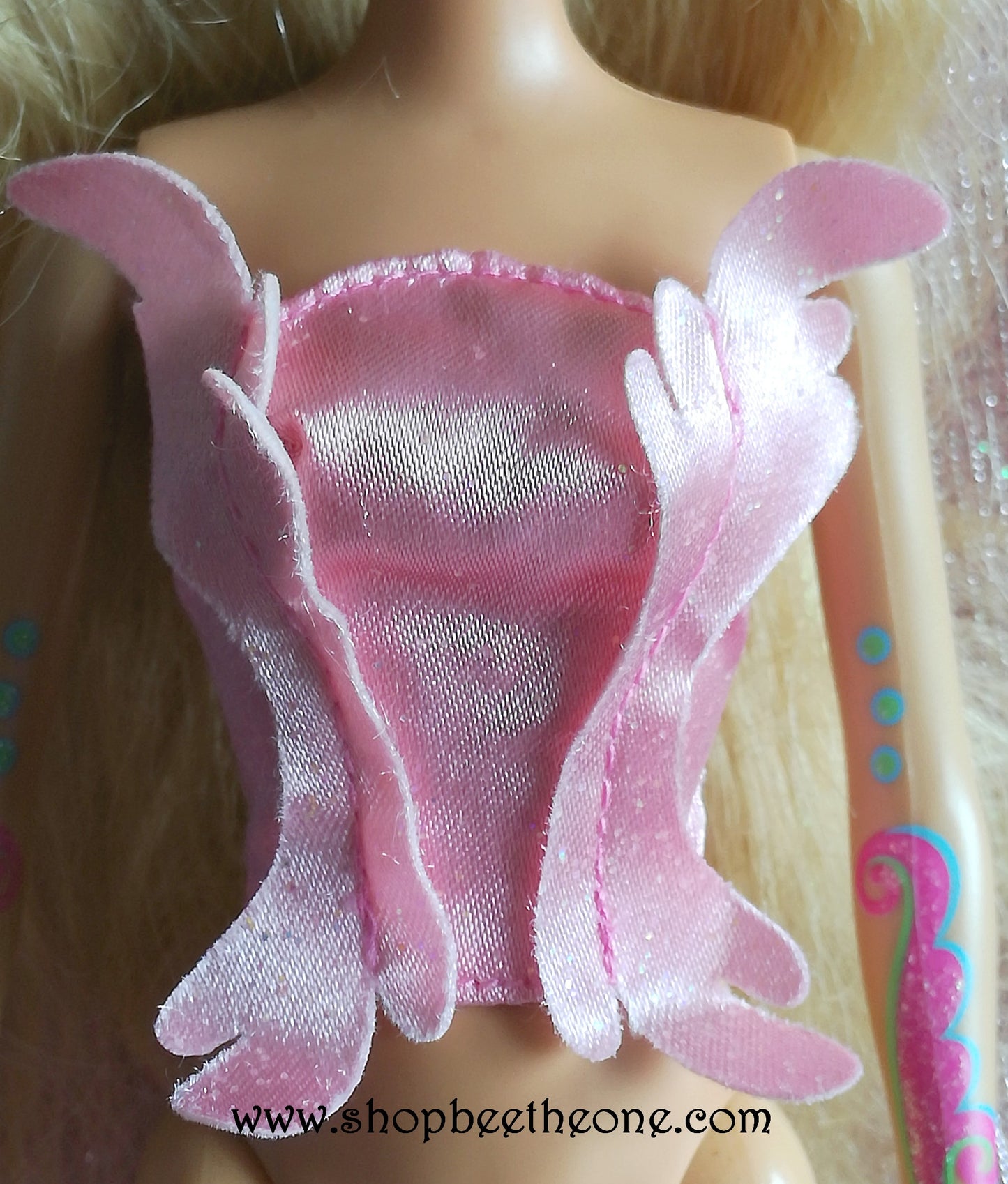Barbie Fairytopia - Elina - poupée lumineuse avec de vrais cils - Mattel 2005 - Poupée - Vêtement