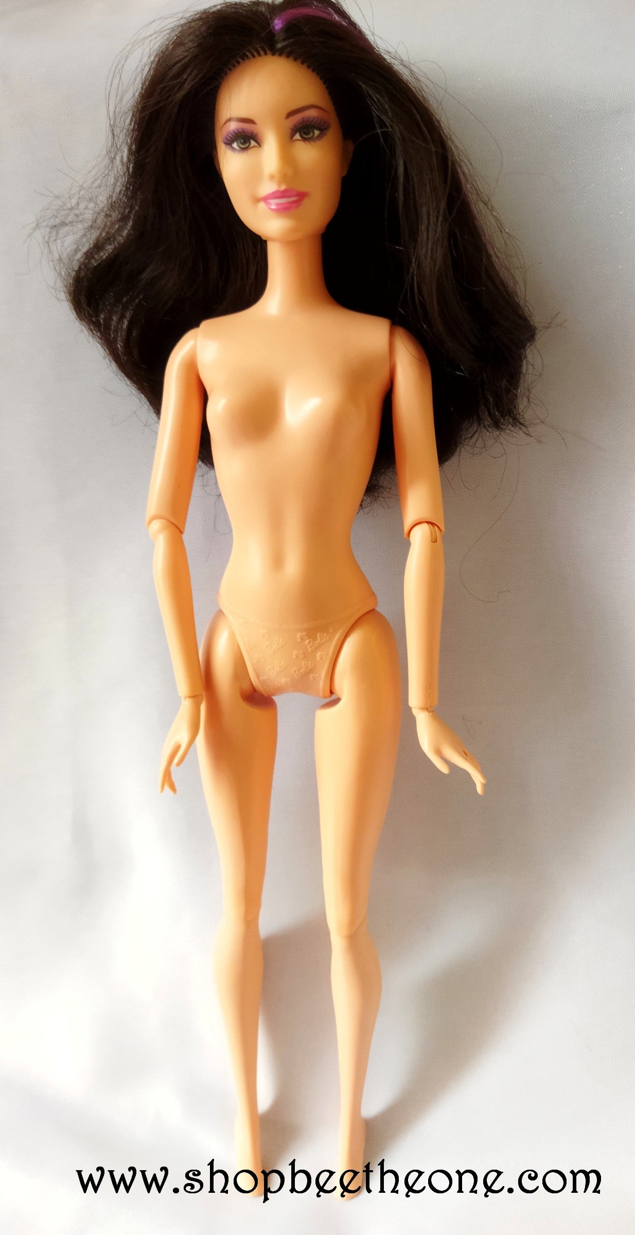 Barbie Fashionistas + Pet "Raquelle" #X2282 - Mattel 2012 - Poupée nue - bijou