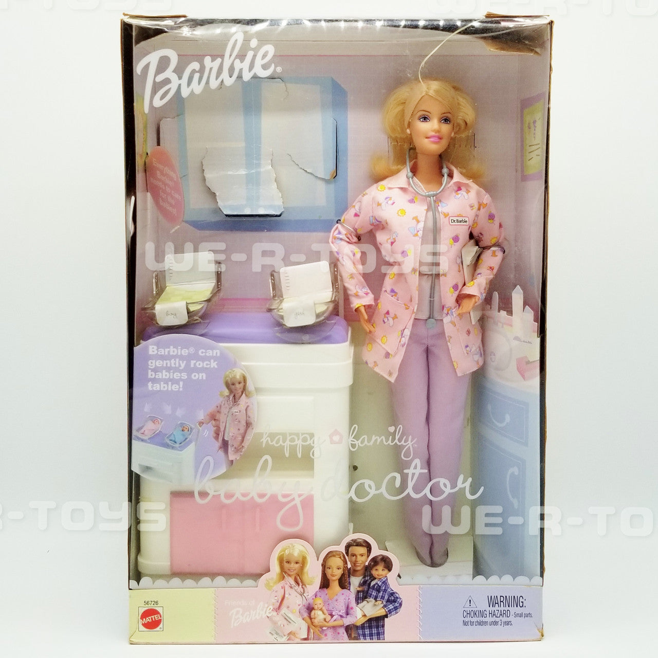 Barbie La Famille du Bonheur (Happy Family) Baby Doctor - Mattel 2003 - Poupée