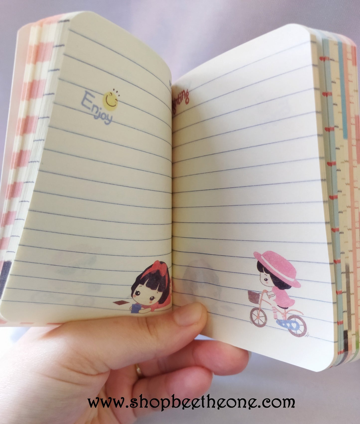 Mini Carnet/Notebook épais Cookyshop - 3 coloris