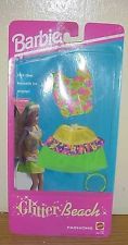 Habillage Barbie Plage Scintillante (Glitter Beach) - Mattel 1992 - Jupe