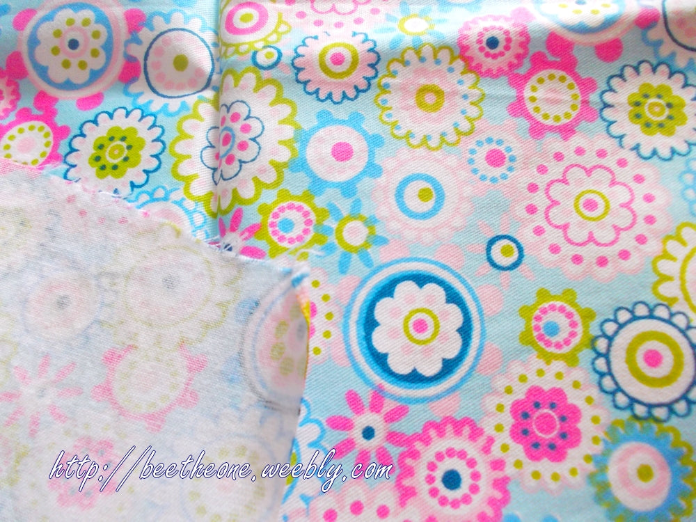 Coupon de tissu coton - Patchwork fleurs multicolores - 2 coloris - 50 x 40cm